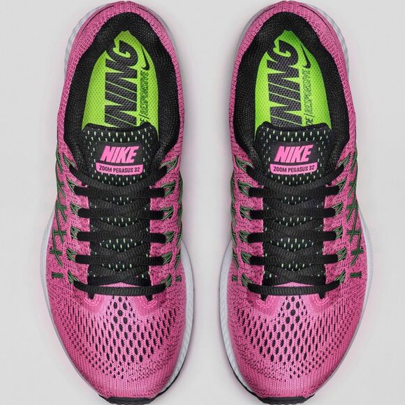 RARE NEW Old Stock NIKE Air Zoom Pegasus 32 Competition Pack Pink Volt 8.5 US 40 - Picture 7 of 9